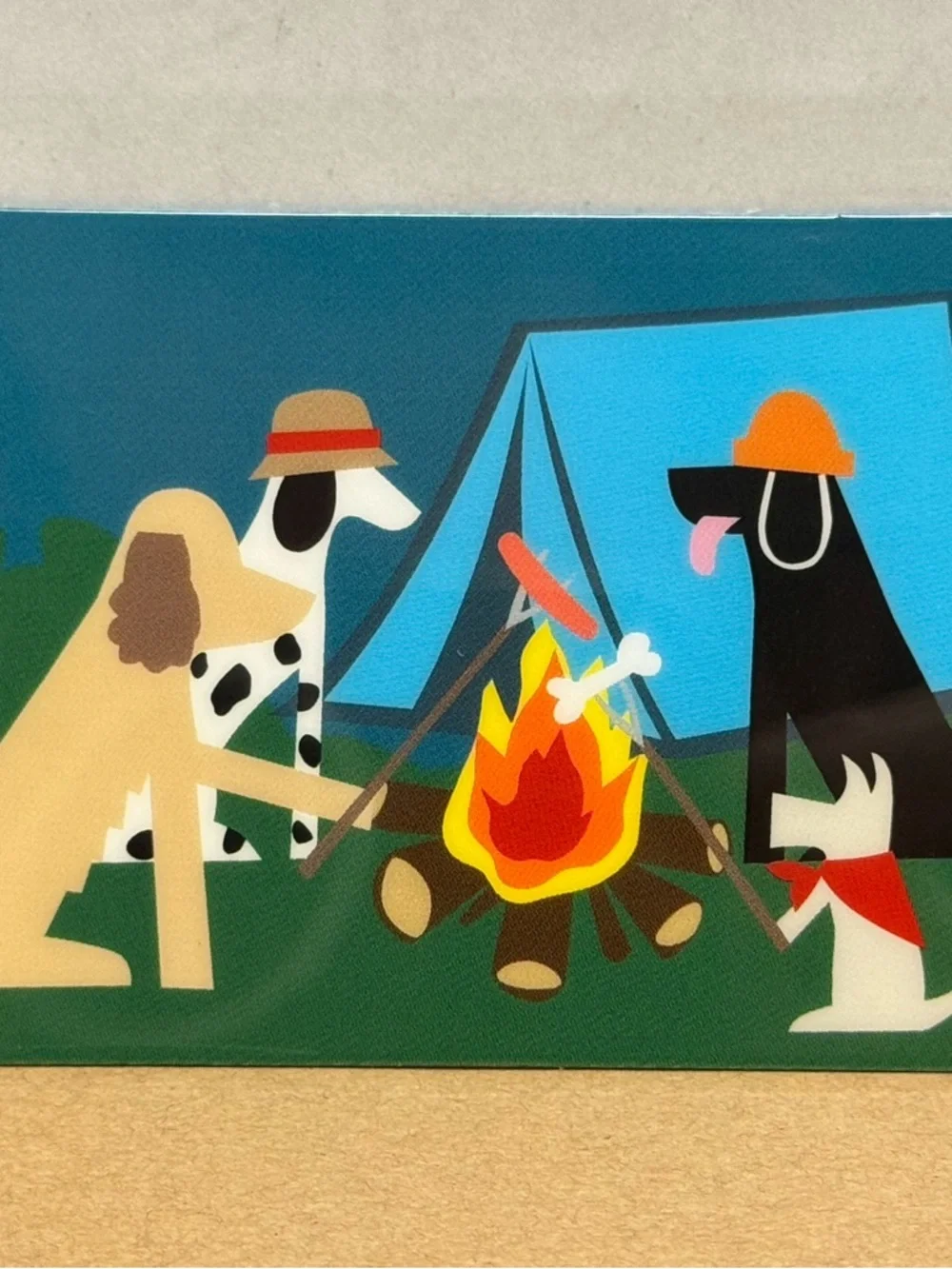 Set of 4 R. Nichols Luggage Tags - Doggies